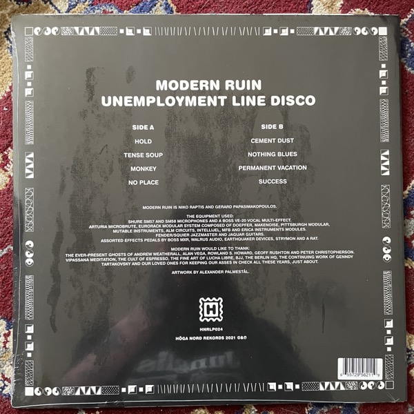 MODERN RUIN Unemployment Line Disco (Höga Nord - Sweden original) (SS) LP