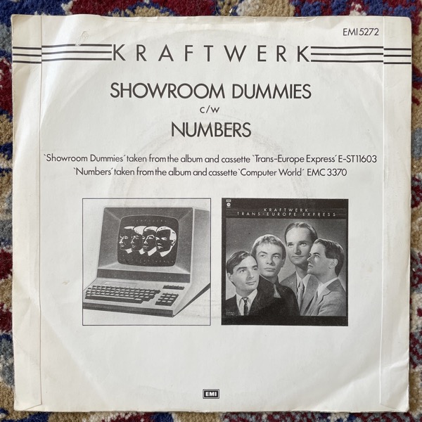 KRAFTWERK Showroom Dummies (EMI - UK original) (VG) 7"