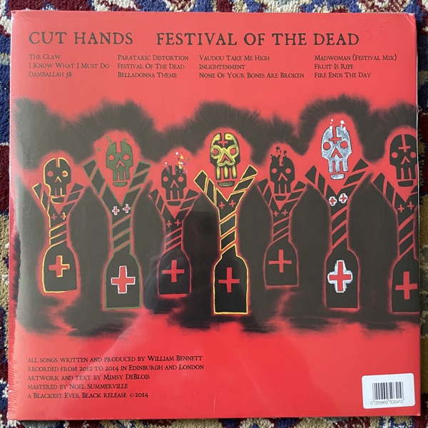 CUT HANDS Festival Of The Dead (Blackest Ever Black - UK original) (SS) 2LP