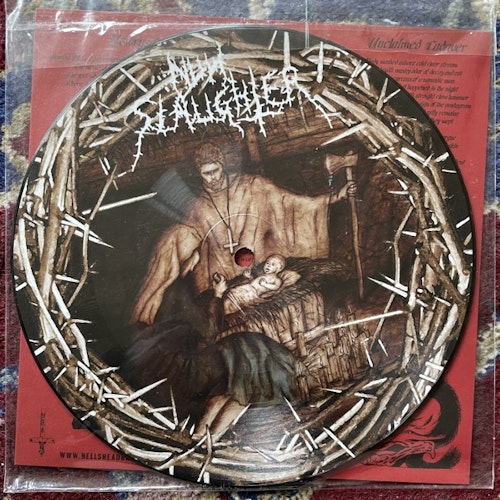 NUNSLAUGHTER Christmassacre (Hells Headbangers - USA reissue) (EX) PIC 7"