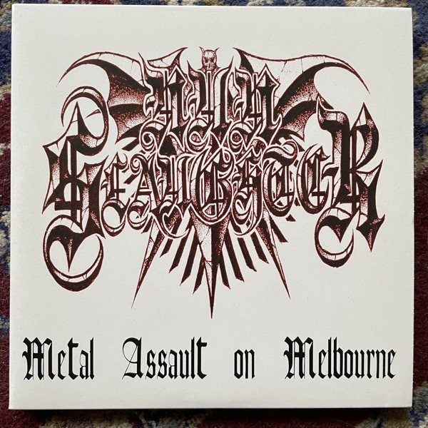 NUNSLAUGHTER Metal Assault On Melbourne (Hells Headbangers - USA original) (NM/EX) 2x7"