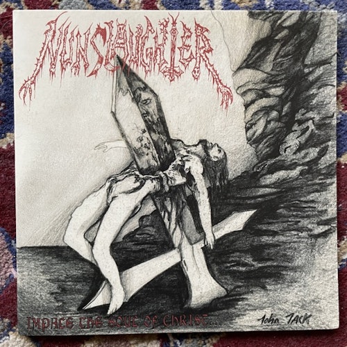 NUNSLAUGHTER Impale The Soul Of Christ... (Hells Headbangers - USA original) (EX) 2x7"
