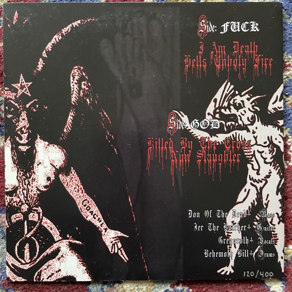 NUNSLAUGHTER Ritual Of Darkness (Hells Headbangers - USA reissue) (EX) 7"