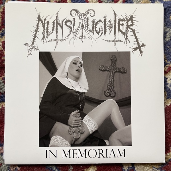 NUNSLAUGHTER In Memoriam (Dark brown/red vinyl) (Supposed To Rot - USA original) (EX) 7"