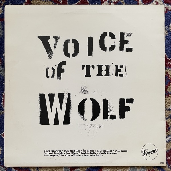 VARIOUS Voice Of The Wolf (Gump - Sweden original) (VG+/VG-) LP