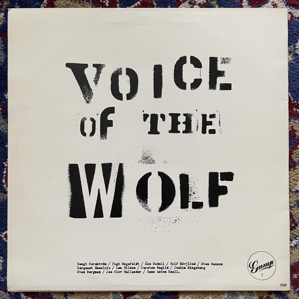 VARIOUS Voice Of The Wolf (Gump - Sweden original) (VG+/VG-) LP