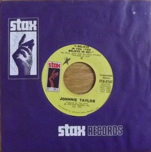 JOHNNIE TAYLOR I Believe In You (You Believe In Me) (Stax - USA original) (VG) 7"