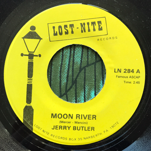 JERRY BUTLER Moon River (Lost Nite - USA repress) (VG) 7"