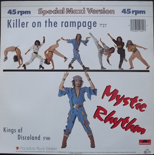 MYSTIC RHYTHM Killer On The Rampage (Polydor - Germany original) (EX) 12"