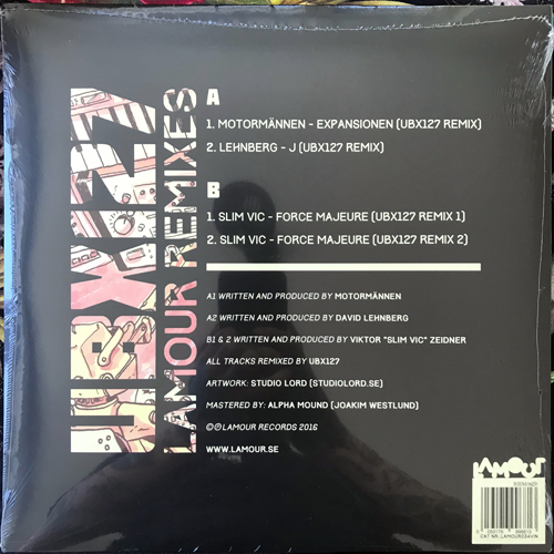 UBX127 Lamour Remixes (Lamour - Sweden original) (SS) 12" EP