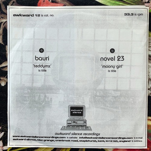 BAURI & NOVEL 23 Untitled (Awkward Silence - UK original) (VG+/NM) 7"