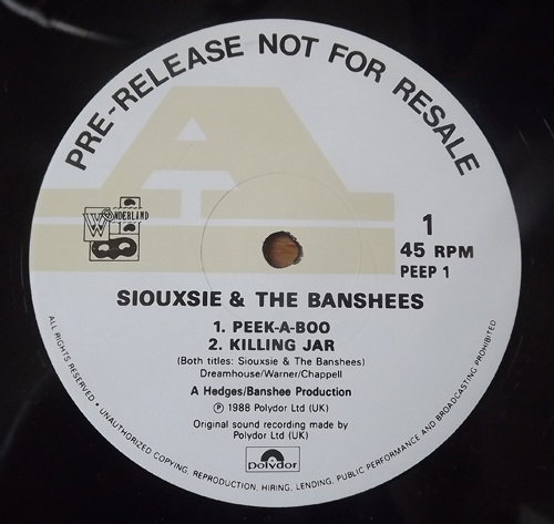 SIOUXSIE & THE BANSHEES Peepshow (Sampler promo) (Polydor - UK original) (EX) 12" EP