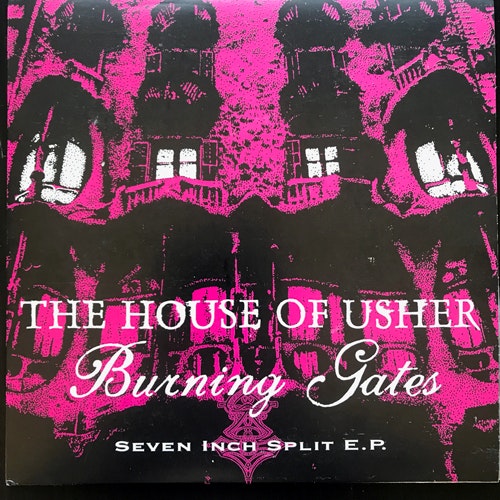HOUSE OF USHER, the / BURNING GATES Seven Inch Split E.P. (Équinoxe - Germany original) (EX/NM) 7"