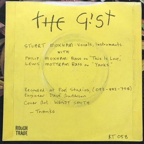 GIST, the This Is Love (Rough Trade - UK original) (VG/VG+) 7"