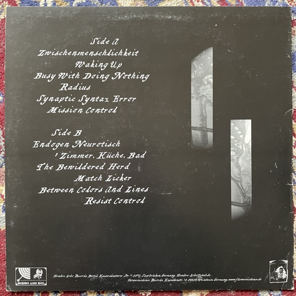 POTOMAC Synaptic Syntax Error (White/black vinyl) (Flowerviolence - Germany original) (VG/EX) LP