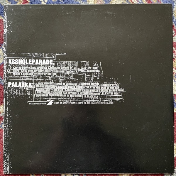 PALATKA / ASSHOLEPARADE Split (Coalition - Holland 3rd press) (VG+) LP