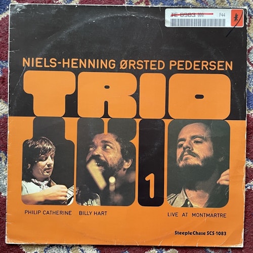 NIELS-HENNING ØRSTED PEDERSEN TRIO Trio 1 (SteepleChase - Denmark original) (VG-/VG) LP