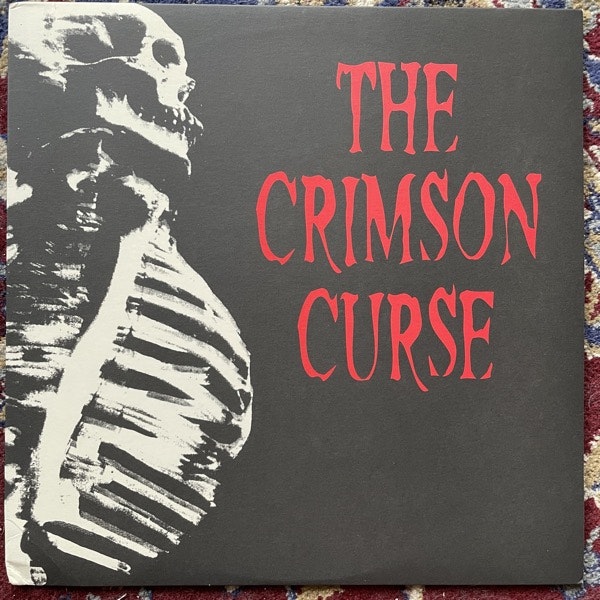 CRIMSON CURSE, the Both Feet In The Grave (Clear vinyl) (Goldenrod - USA original) (VG+/EX) 12" EP