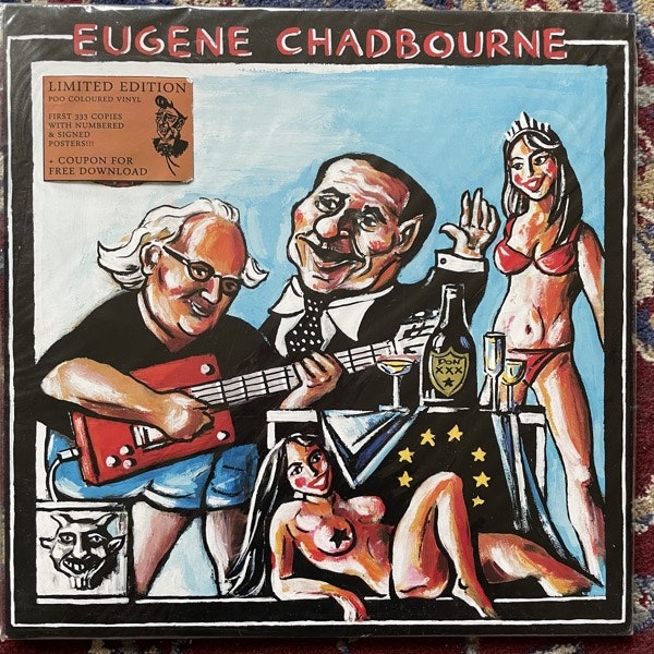 EUGENE CHADBOURNE Roll Over Berlosconi (Brown vinyl) (Interbang - Italy original) (EX) LP