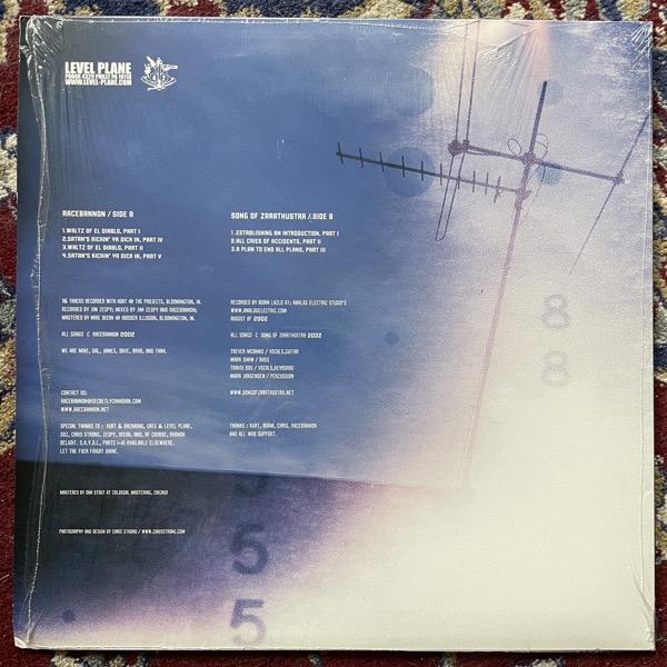 RACEBANNON / SONG OF ZARATHUSTRA Near And Far Vol. 2 (Purple vinyl) (Level Plane - USA original) (EX/NM) LP