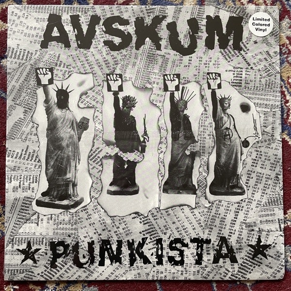 AVSKUM Punkista (Purple vinyl) (Prank - USA repress) (EX) LP