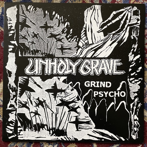 UNHOLY GRAVE / SETE STAR SEPT Split (Gold vinyl) (Bringer Of Gore - Belgium original) (EX/NM) LP