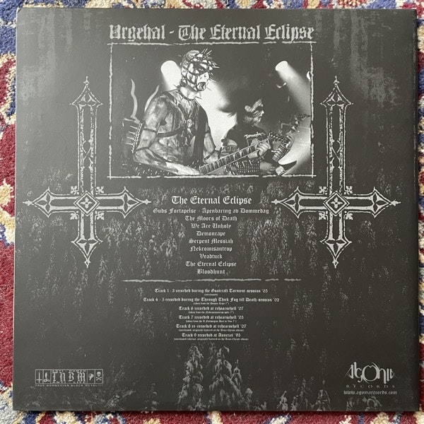 URGEHAL The Eternal Eclipse - 15 Years Of Satanic Black Metal (Agonia - Poland original) (EX) LP