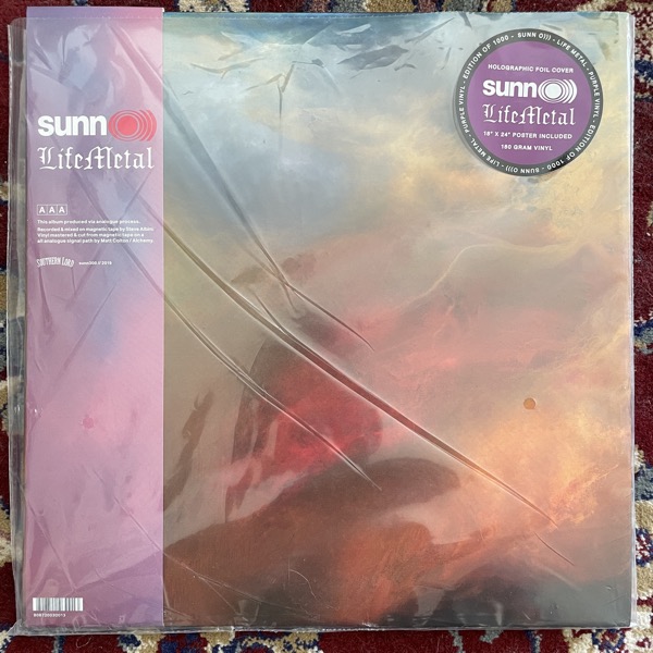 SUNN O))) Life Metal (Purple vinyl, holographic cover) (Southern Lord - USA original) (NM) 2LP