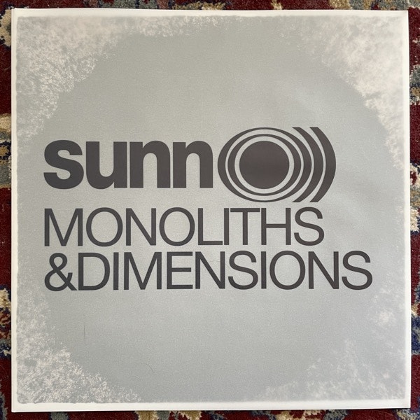SUNN O))) Monoliths & Dimensions (Southern Lord - USA original) (NM/EX) 2LP