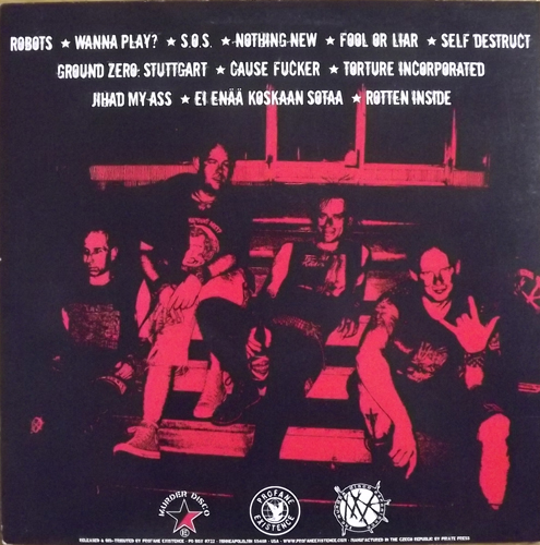 MURDER DISCO X Ground Zero Stuttgart (Profane Existence - USA original) (EX/NM) LP