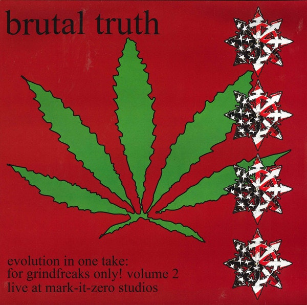 BRUTAL TRUTH Evolution In One Take: For Grindfreaks Only! Volume 2 (Bones Brigade - France original) (EX) LP