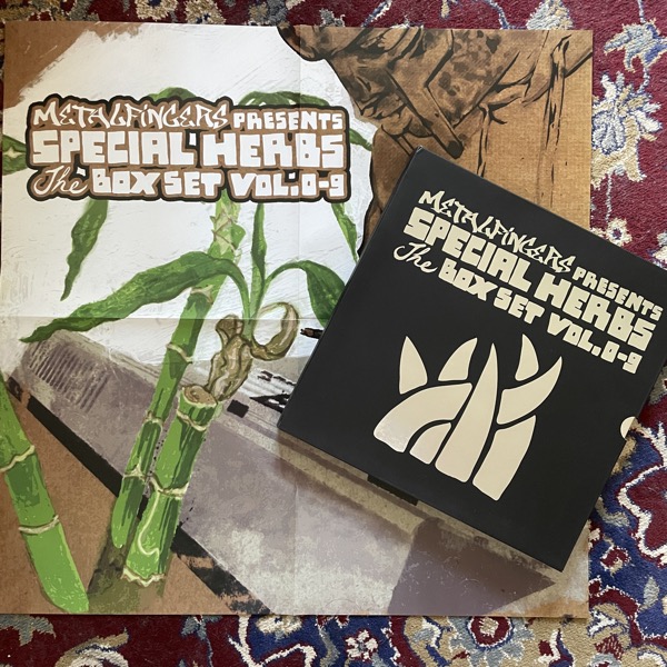 METAL FINGERS / MF DOOM Presents Special Herbs The Box Set Vol. 0-9 (Nature Sounds - USA original) (EX) 10xLP+7"