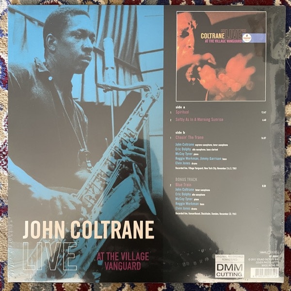 JOHN COLTRANE Live At The Village Vanguard (Vinyl Passion - Europe reissue) (SS) LP