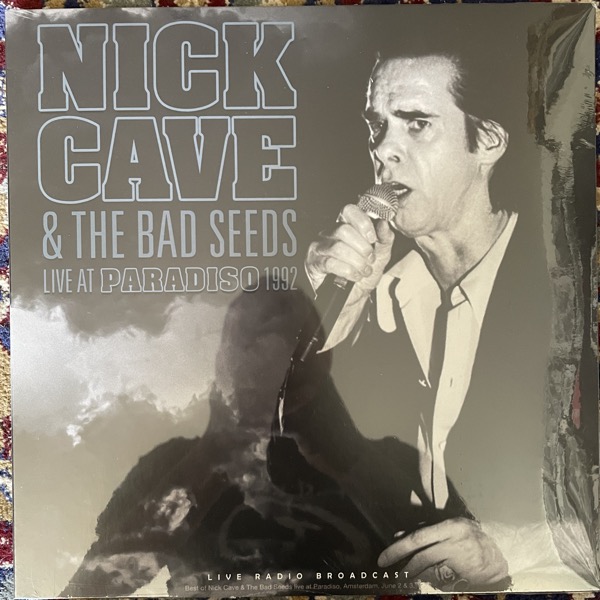 NICK CAVE AND THE BAD SEEDS Live At Paradiso 1992 (Cult Legends - Holland reissue) (SS) LP