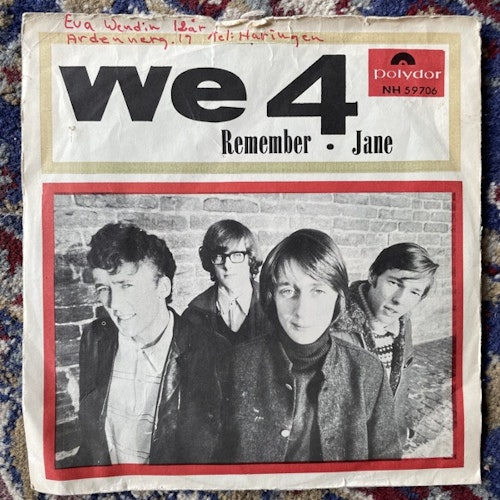 WE 4 Remember / Jane (Polydor - Sweden original) (G/VG-) 7"