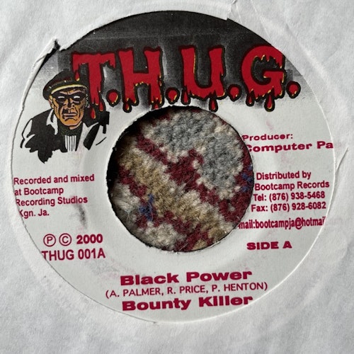 BOUNTY KILLER / VYLMARK Black Power / Badmind Grudgeful (T.H.U.G. - Jamaica original) (VG) 7"