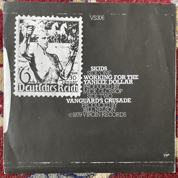 SKIDS Working For The Yankee Dollar (Virgin - UK original) (VG) 7"