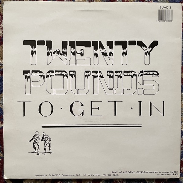 SHUT UP AND DANCE Twenty Pounds To Get In (Shut Up And Dance - UK original) (VG+/VG) 12"