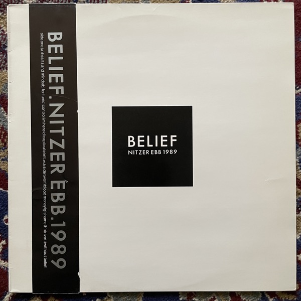 NITZER EBB Belief (Mute - Sweden original) (VG+/EX) LP