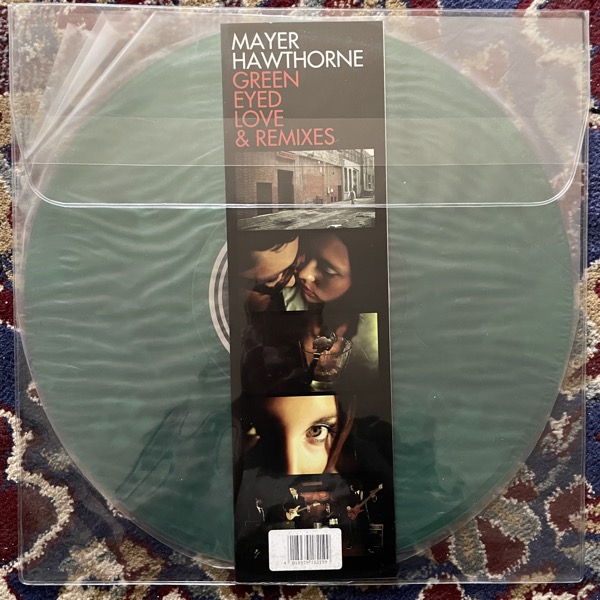 MAYER HAWTHORNE Green Eyed Love & Remixes (Green vinyl) (Stones Throw - USA original) (VG+/EX) 12"