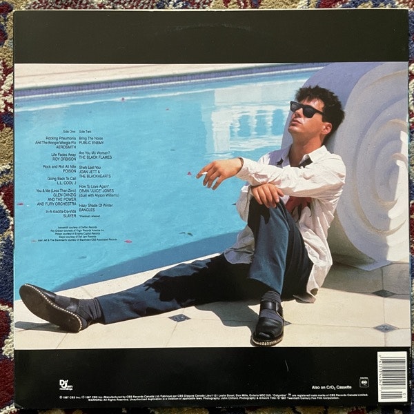 SOUNDTRACK Various – Less Than Zero (Def Jam - Canada original) (EX) LP