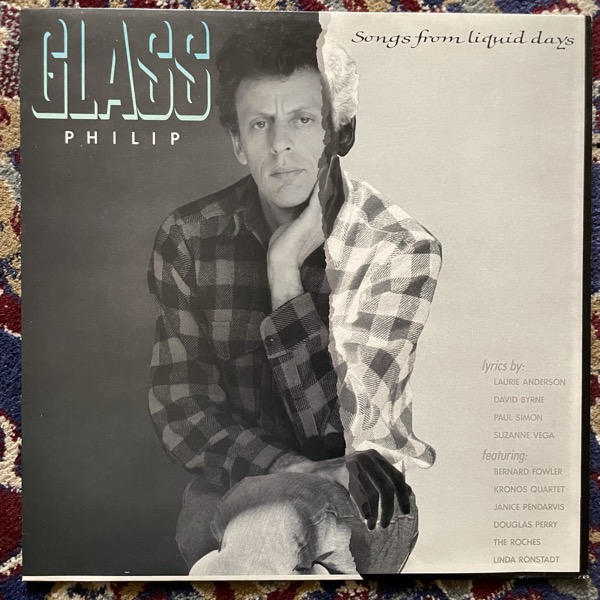 PHILIP GLASS Songs From Liquid Days (CBS - Europe original) (VG+/NM) LP