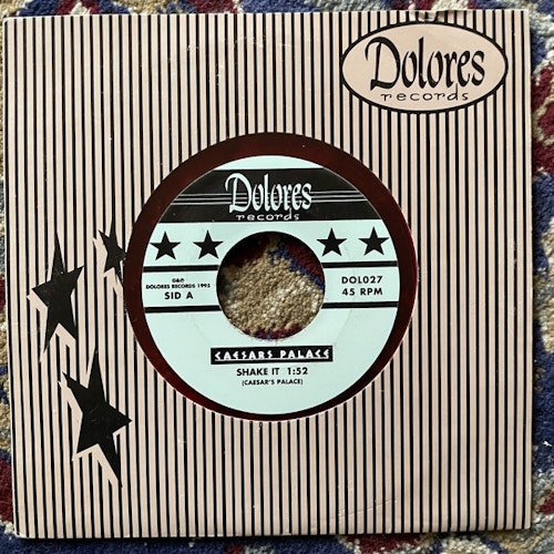 CAESARS PALACE Shake It (Red vinyl) (Dolores - Sweden original) (VG+/VG) 7"
