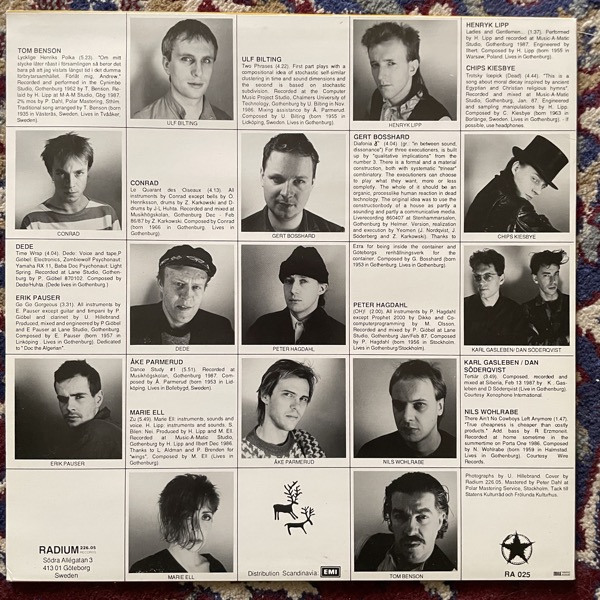 VARIOUS Gothenburg 86/87 (Radium 226.05 - Sweden original) (EX) LP