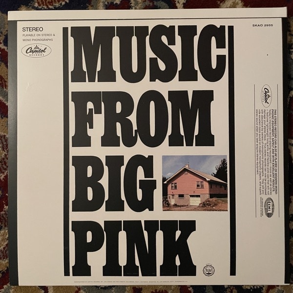 BAND, the Music From Big Pink (Capitol - USA 2017 reissue) (EX) LP