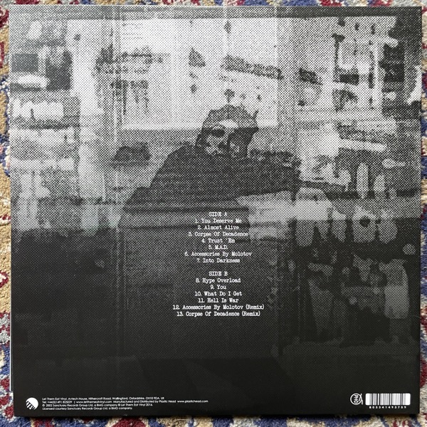 DISCHARGE Discharge (Red vinyl) (Let Them Eat Vinyl - UK 2016 reissue) (NM/EX) LP