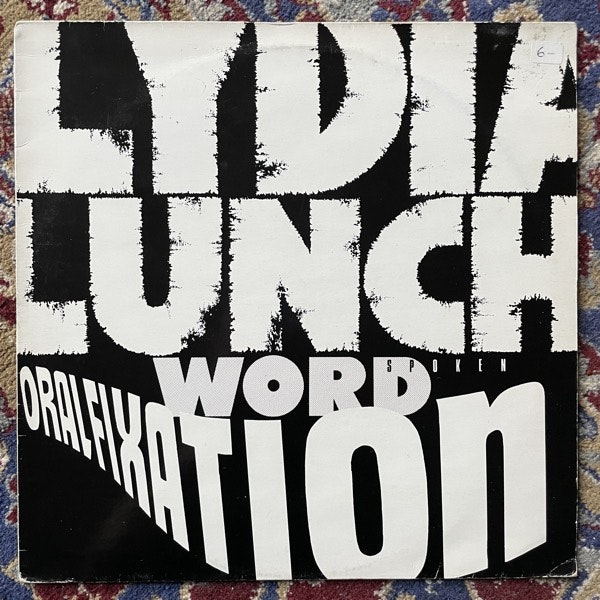 LYDIA LUNCH Oral Fixation (Widowspeak - USA original) (VG/VG+) LP