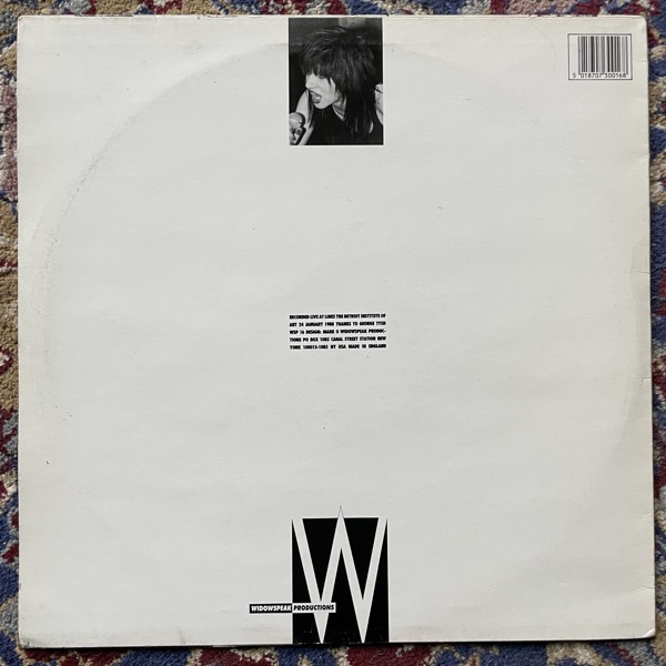 LYDIA LUNCH Oral Fixation (Widowspeak - USA original) (VG/VG+) LP
