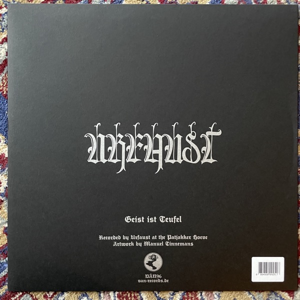 URFAUST Geist Ist Teufel (Ván - Germany 2013 reissue) (NM/EX) LP