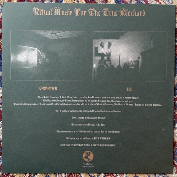 URFAUST Ritual Music For The True Clochard (Green vinyl) (Ván - Germany original) (NM/EX) 2LP